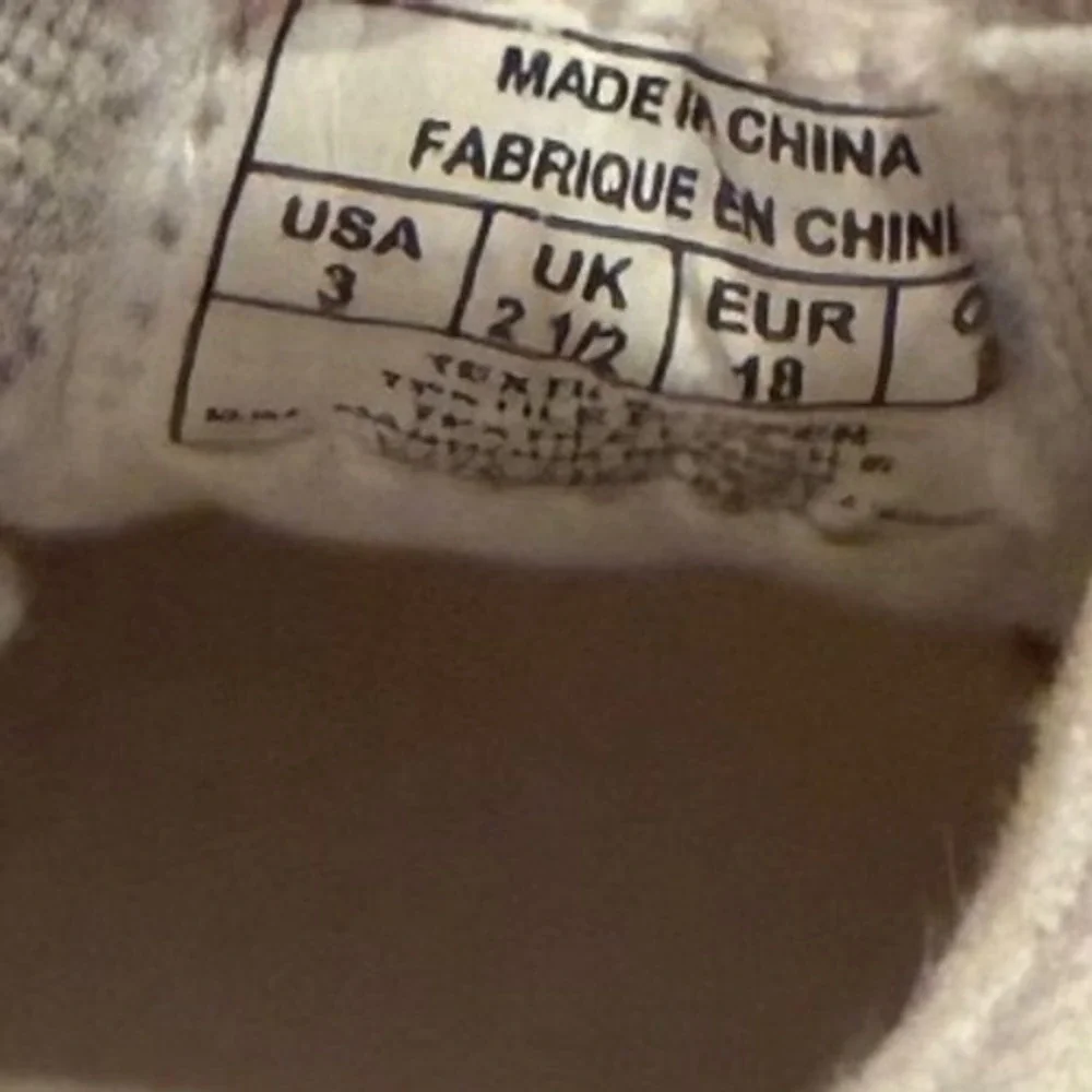 Ralph Lauren Baby Boys White Canvas Navy Pony Logo Slip On Shoes Size 3